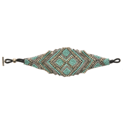 Bracelet Nahua Aria Silver Turquoise