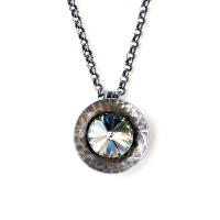 Collier Konplott Rivoli Concave pendentif médaille