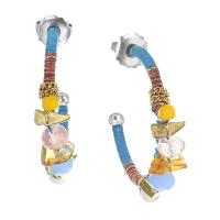 Boucles d'oreilles Franck Herval Daphné Poussoir Petites Créoles