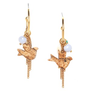 Boucles d'oreilles Nature Bijoux Kali Créoles multipampilles