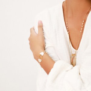 Bracelet Franck Herval Shérine anneau doré