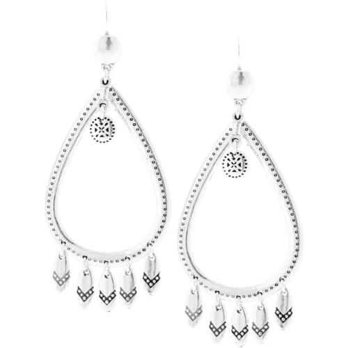 Boucles d'oreilles Shabada Timeless pampilles argentes