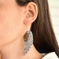 Boucles d'oreilles Nahua Anita silver