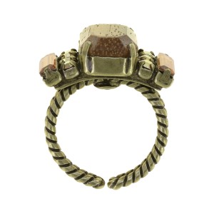 Bague Konplott For Tilda S brown brass