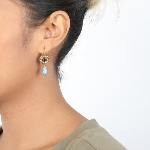 Boucles d'oreilles Franck Herval Bella dormeuses mini goutte