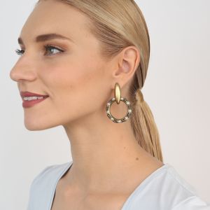 Boucles d'oreilles Konplott Free Spirit crème