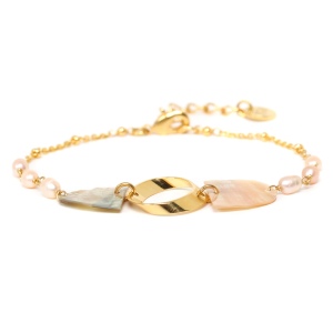 Bracelet Franck Herval Shérine anneau doré
