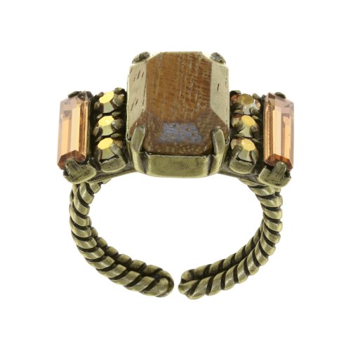 Bague Konplott For Tilda S brown brass