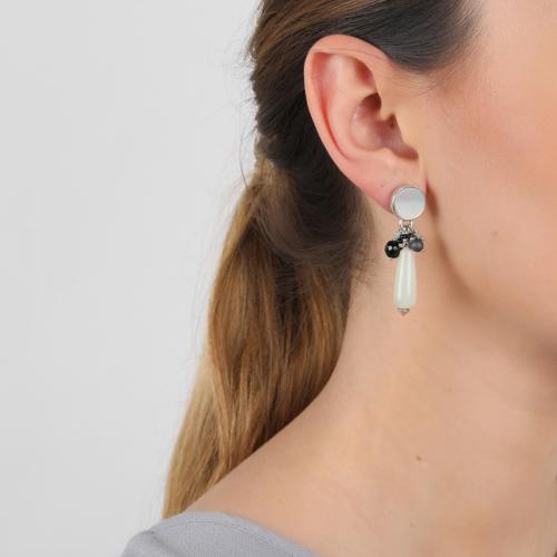 Boucles d'oreilles Nature Bijoux Sumatra goutte & grappe