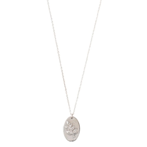 Collier a Beautiful Story Wonderful argent pendentif médaille branche