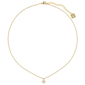 Collier ZAG Carnaval doré & Cristaux de Zirconium