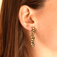 Boucles d'oreilles Konplott Inside Out green lilas