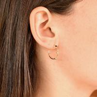 Boucles d'oreilles Caroline Najman Créoles Drib PM