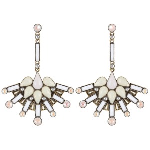 Boucles d'oreilles Konplott Geisha white