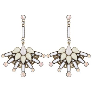 Boucles d'oreilles Konplott Geisha white