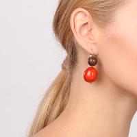 Boucles d'oreilles Nature Bijoux Wandji tagua