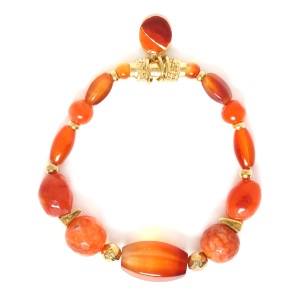 Bracelet Nature Bijoux Agate extensible gradué