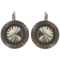 Boucles d'oreilles Konplott Rivoli Concave un médaillon medium