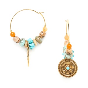 Boucles d'oreilles Nature Bijoux Sierra créoles