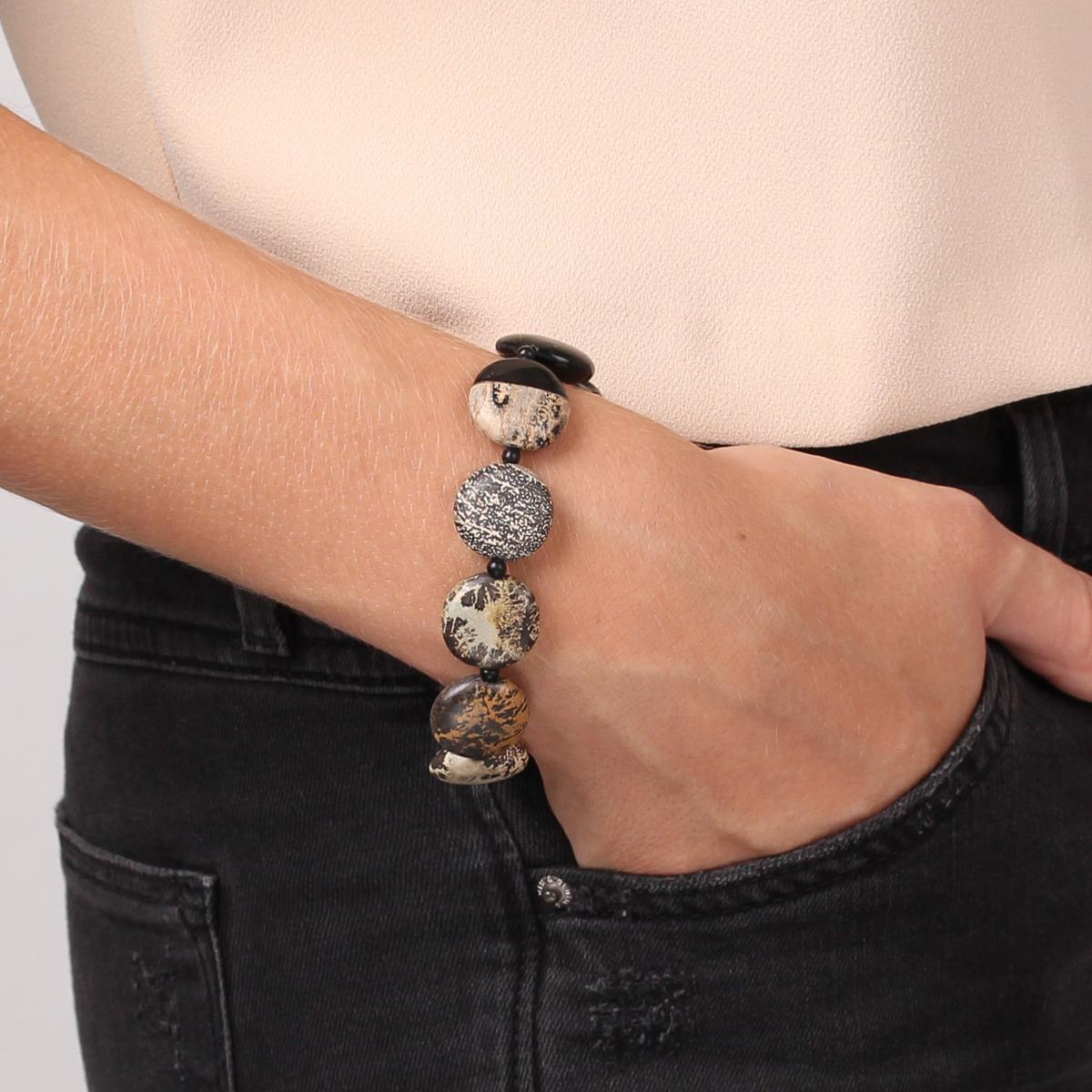 Bracelet Nature Bijoux Tenere perles rondes