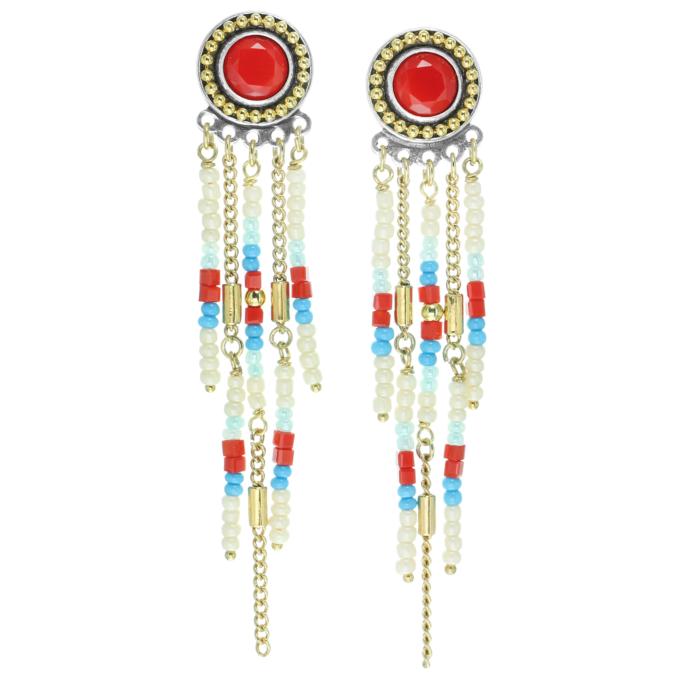 Boucles d'oreilles Franck Herval Aponi 5 rangs