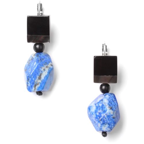 Boucles d'oreilles Nature Bijoux Deep blue perle