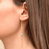 Boucles d'oreilles Senzou Chic GM Chrysoprase