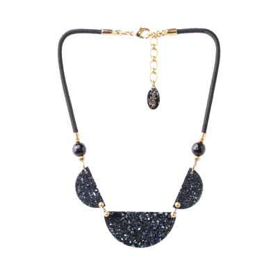 Collier Nature Bijoux Black Light 3 éléments