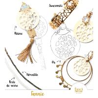 Boucles d'oreilles Franck Herval Fannie Pompon