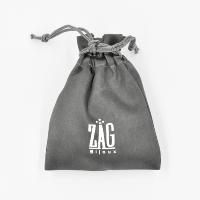 Bracelet ZAG argenté Strass sur petite chaine